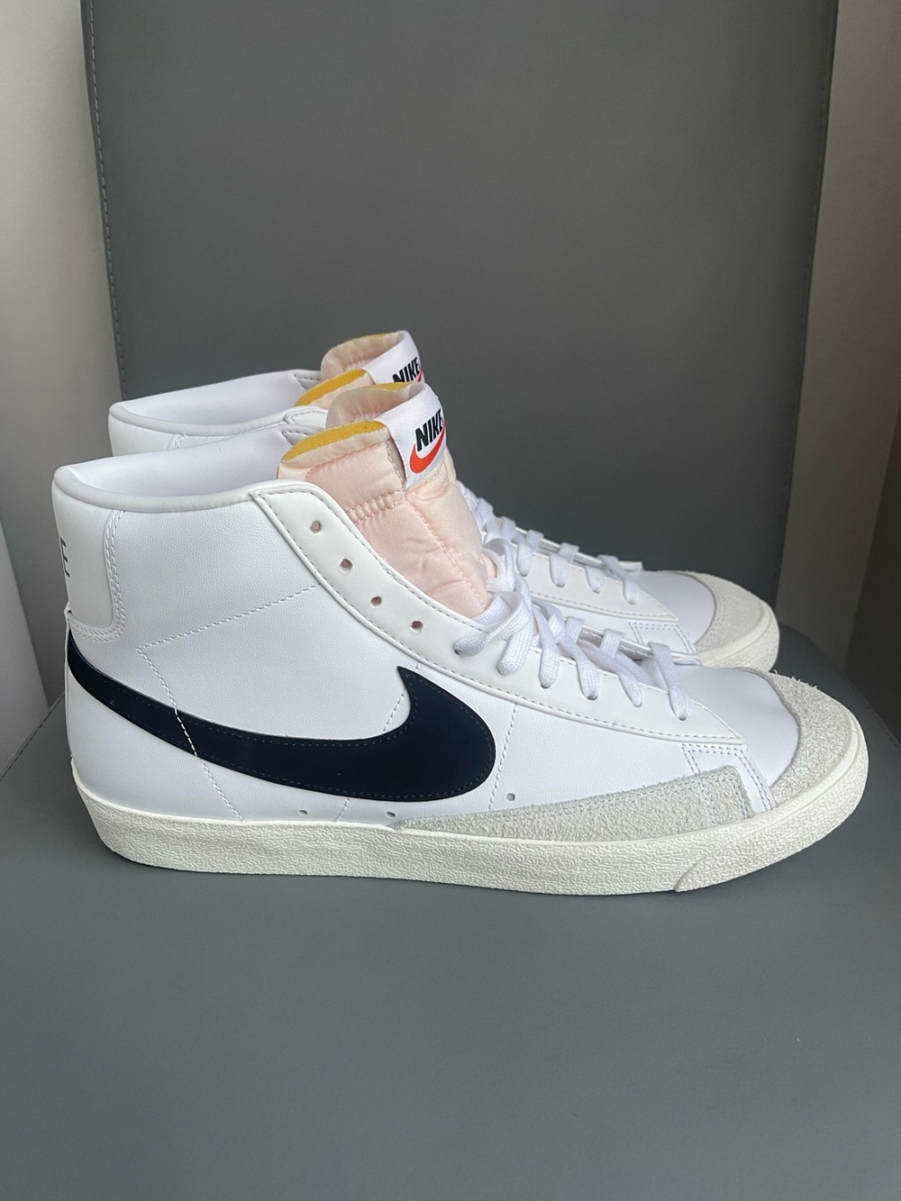 Nike Men’s Blazer Mid '77 Vintage Sneakers White/Black Size 13